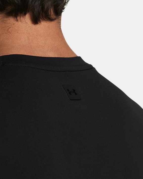 Men's UA Meridian Pocket Short Sleeve, Black, pdpMainDesktop image number 3